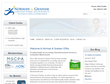 Tablet Screenshot of normanandgraham.com